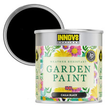 Garden Paint - 750 ml - Calla Black - Satin Finish - 10 Year Guarantee