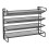 Living And Home 4-Tier Metal 24 Bottle Spice Rack Organizer Jar Rack 4