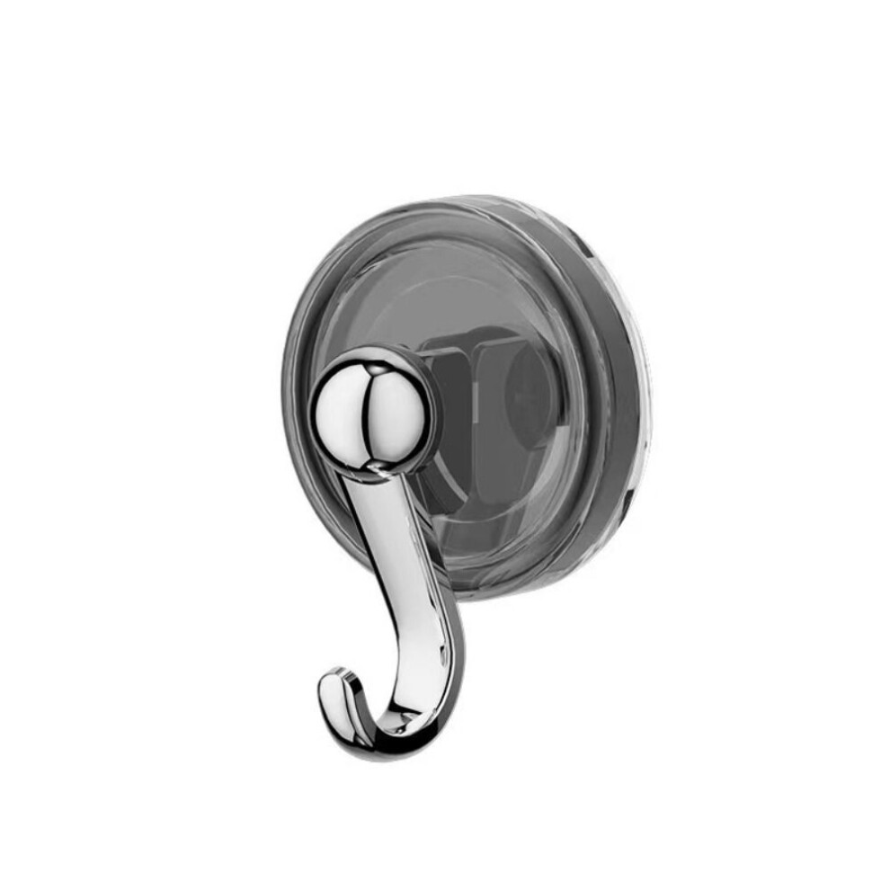 (grey) Hang Towels/Clothes Suction Cup Hooks Traceless Adhesive Storage Hanger Fashion Shower Hooks