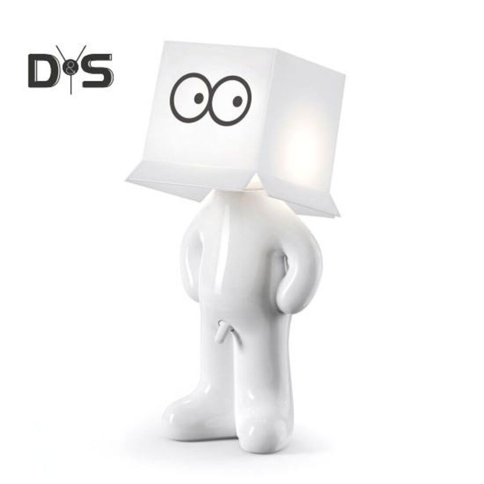 (white, A) Night Light USB Desk Lamp Dimmable Soft Glow Flicker Free Eye Protection Funny LED Bedside Lamp White Elephant Gifts
