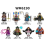 8PCS One Piece Minifigure Building Blocks Fits Lego 1