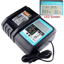 Replacement Charger for Makita 14.4V - 18V Fast Battery Charger DC18RC