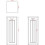 (White) Small Laundry Hamper Box Bathroom Storage Unit FSC 5