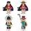 4PCS One Piece Minifigure Building Blocks Fits Lego 1