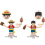 2PCS One Piece Minifigure Building Blocks Fits Lego 1