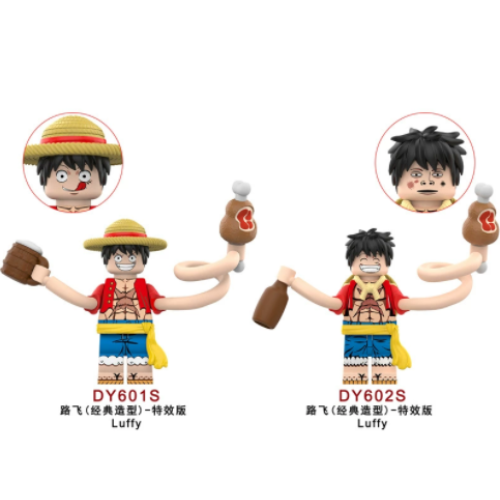2PCS One Piece Minifigure Building Blocks Fits Lego