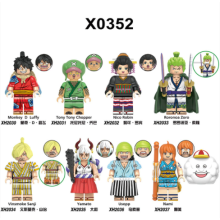 8PCS One Piece Minifigure Building Blocks Fits Lego