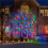 2pack Solar LED Carnival Moving Colour Changing Spotlight Garden Light 6
