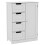 4 Drawer 1 Door Bathroom Floor Cabinet Storage 5
