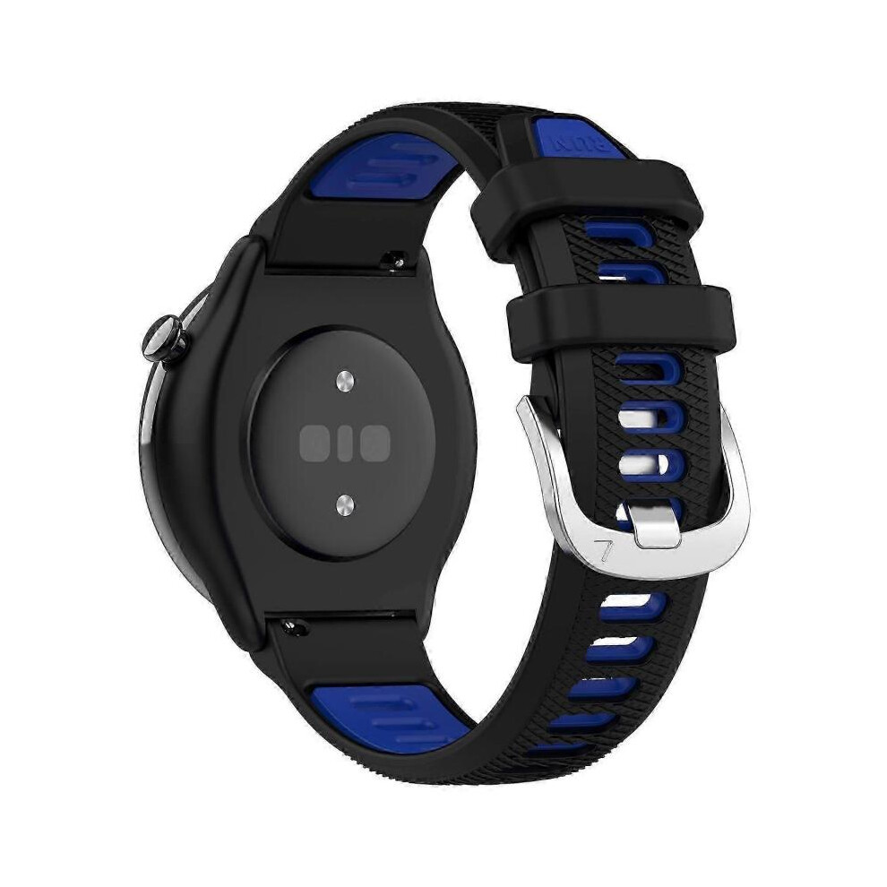 (+, Multicolor) Garmin Forerunner 265S Compatible Watch Band Black/Blue 5004229947592