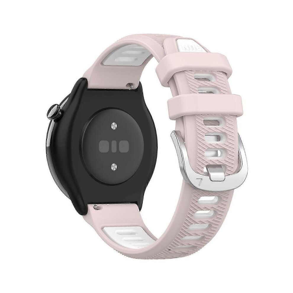 (+, Multicolor) Garmin Forerunner 265S Compatible Watch Band Pink/White 5004229947585