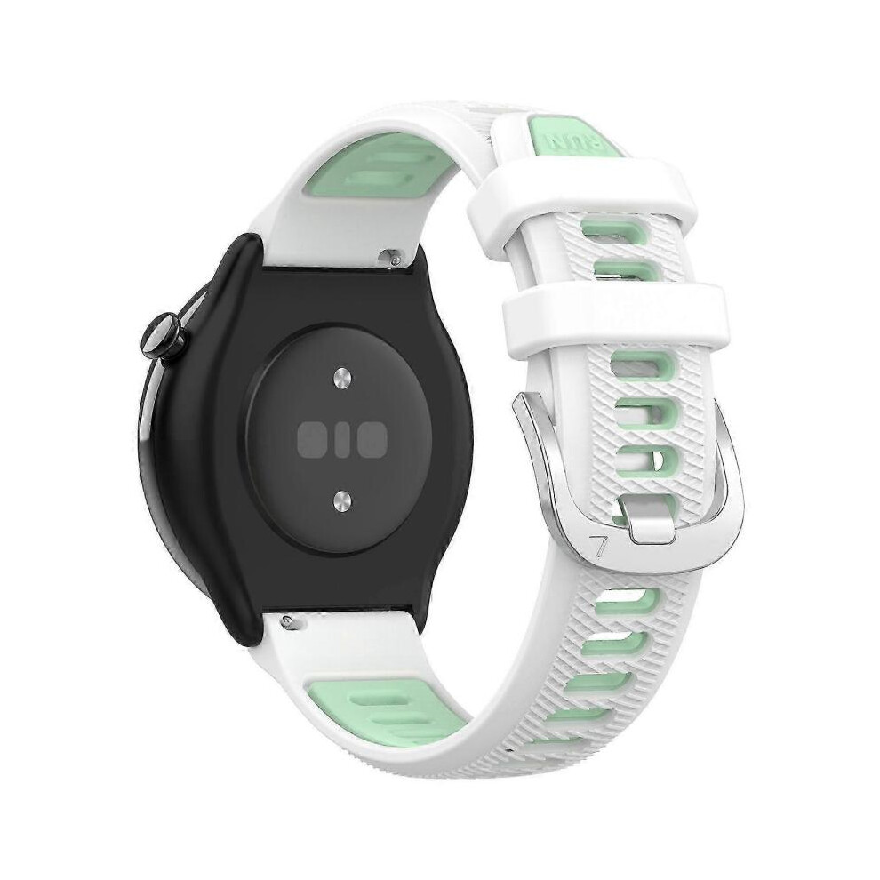 (White+Teal Green, Multicolor) Garmin Forerunner 265S Compatible Watch Band-image-OPC-PH8XY6W-NEW