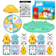 Tabletop Games Farm Animal Board Game Family Exciting Toys Parent-Child Interactive for Travel Party Birthday Adults