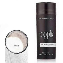 (White) Hair Loss Building Fiber Powder Hair Thickening Powder Keratin Hair Fiber Wig Extension Fiber Hair Care For Women Men 9 Colors Mvivi