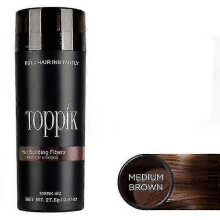 (Medium Brown) Hair Loss Building Fiber Powder Hair Thickening Powder Keratin Hair Fiber Wig Extension Fiber Hair Care For Women Men 9 Colors Mvivi