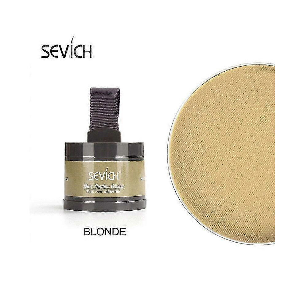 (Blonde) Sevich Hairline Powder 13 Color Hair Root Cover Up Water Proof Instant Modified Repair Hair Shadow Powder