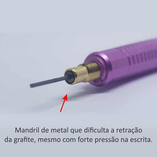 Pentel Lápis Mecânico Pentel 0.3mm Série P200 com Corpo Marrom 1