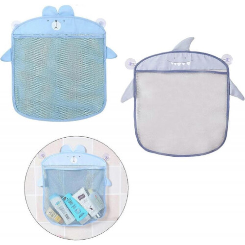2Pcs Baby Bath Toy Mesh OrganizerBathroomToy Storage Bag
