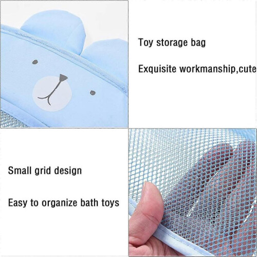 2Pcs Baby Bath Toy Mesh OrganizerBathroomToy Storage Bag 2