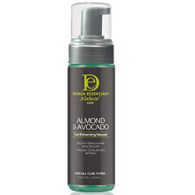 Design Essentials Curl Enhancing -hiusvaahto kiharille hiuksille; manteli-avokadokokoelma 7,5 unssia