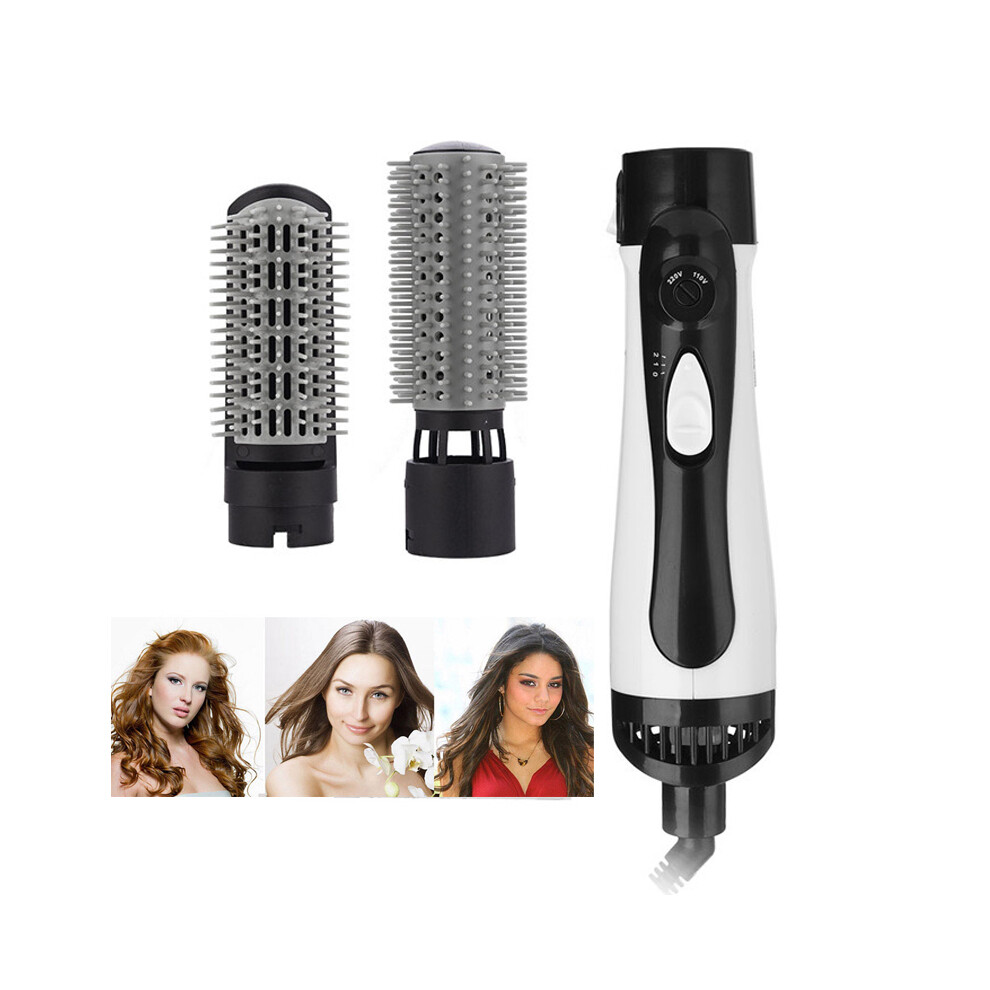 Peigne lissant multifonctionnel, sèche-cheveux, brosse à friser avec peigne, brosse ronde 1200 W