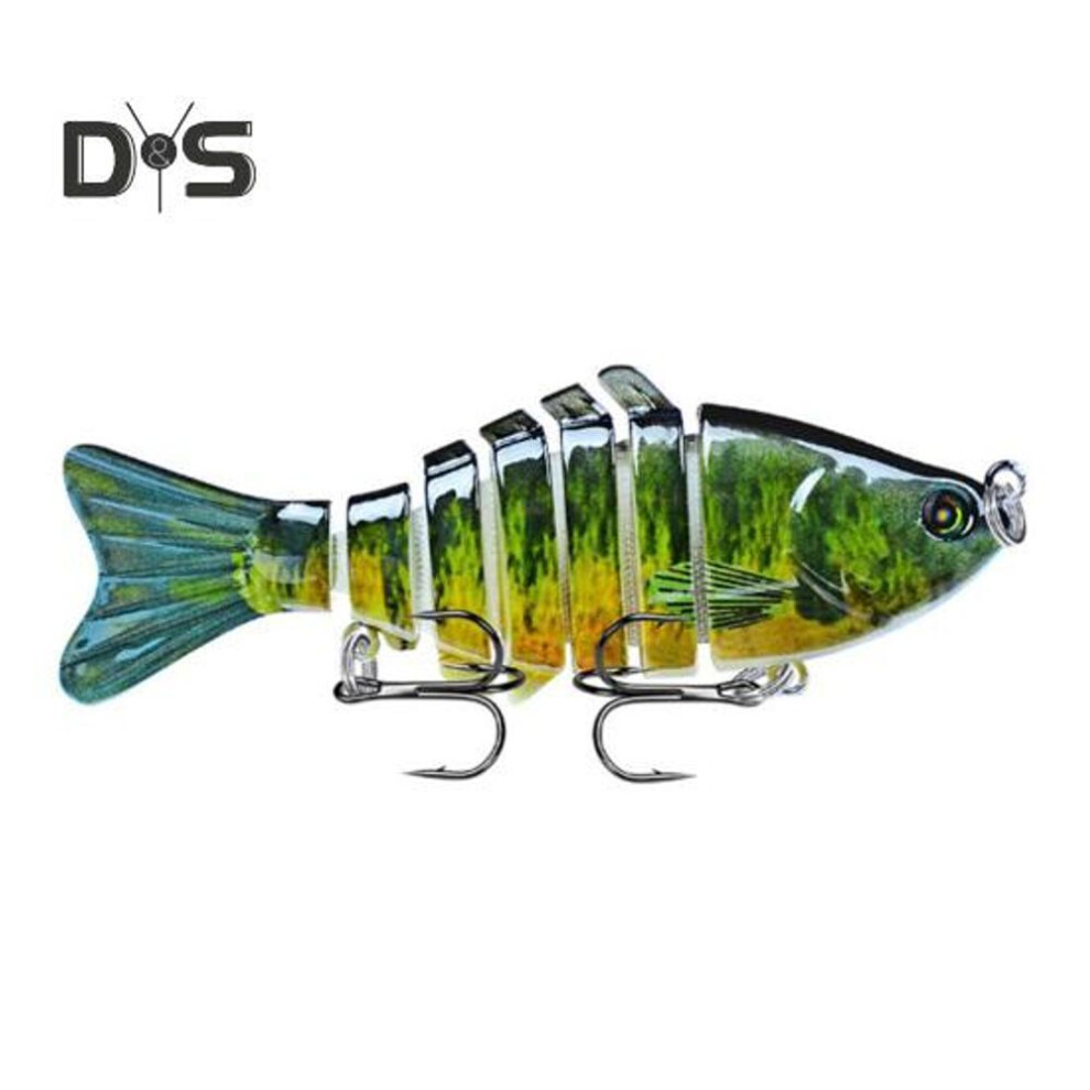 (as the picture, D) Bionic Swimming Bait Lifelike Fishing Gear for Bass Trout 3D Bionic Fishing Lures That Swim by Itself for Freshwater And Saltwater Fishing