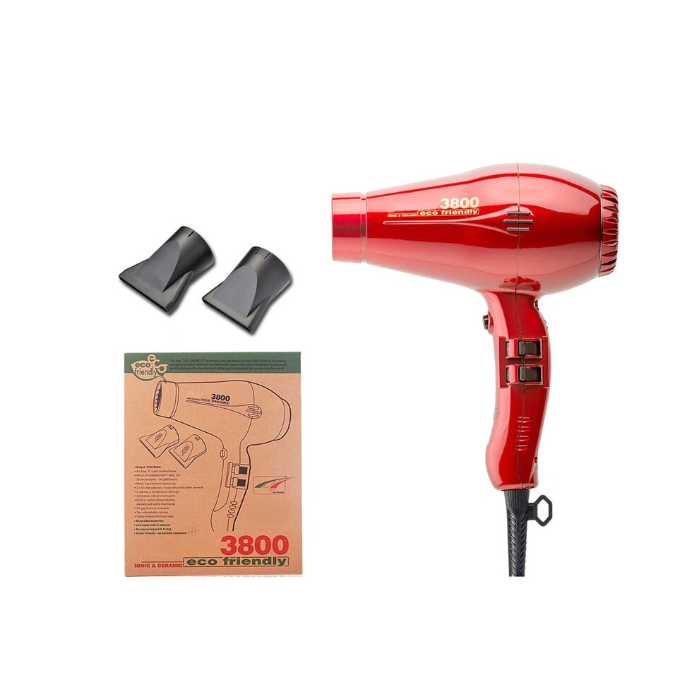 Parlux 3800 Original Sèche-cheveux professionnel à ions négatifs en céramique, vent chaud et froid