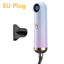 Mini-anionischer Föhn, 3 Geschwindigkeiten, tragbarer Ventilator, blattloser Haarglätter, Kamm, leistungsstark,