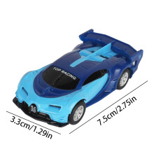 Carrera Scalextric Slot Car 1:64 Piezas de carreras Juguete policial para niños Regalo