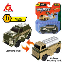 Transracers 1pc 2-in-1 Transformerende Voertuigen Speelgoed Flip Auto's Actiefiguren Auto Mini Zakauto Cadeaus