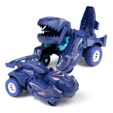Transformerende dinosaurussen autotransformaties autospeelgoed traagheid glijdende dino auto automatische transformatie