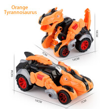 2 in 1 Monster Truck Transformation Auto Spielzeug Kinder Dinosaurier Auto Spielzeug Transformation