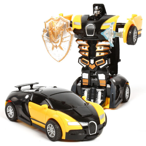 Nieuwe Transformerende Robot Dinosaurussen Auto Transformaties Auto Speelgoed Inertia Slide Auto Auto Transformatie
