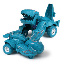 Transformerende dinosaurussen autotransformaties autospeelgoed traagheid glijdende dino auto automatische transformatie