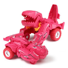 Transformerende dinosaurussen autotransformaties autospeelgoed traagheid glijdende dino auto automatische transformatie