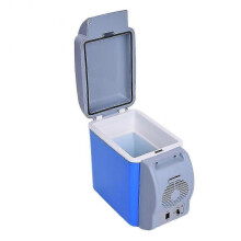 (7.5L blue) 6L/7.5L Portable Mini Auto Fridge Cooler Freezer Warmer Car Refrigerator Hot And Cold Double Use For Home Car Use
