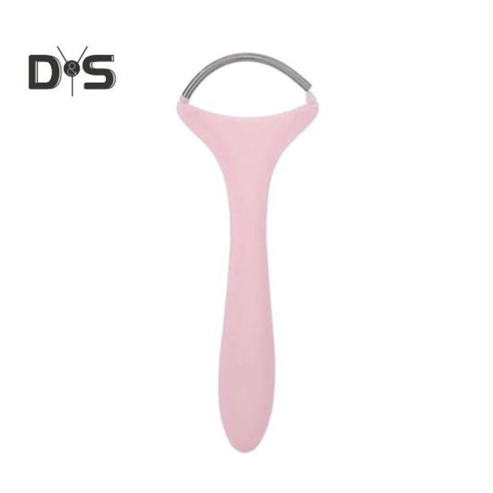 (pink) Facial Hair Remover Spring Portable Beauty Spring Epilator Tool For Quick Hair Removal On Upper Lip Chin Cheeks Neck Reusable Washable Hair