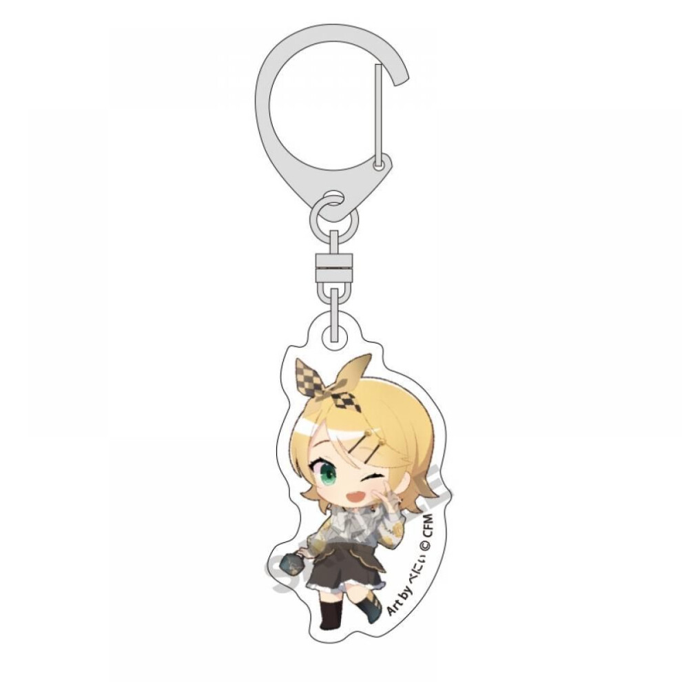 Vocaloid Hatsune Miku Mini Acrylic Keychain Kagamine Rin Hannari 2024 Mini Character