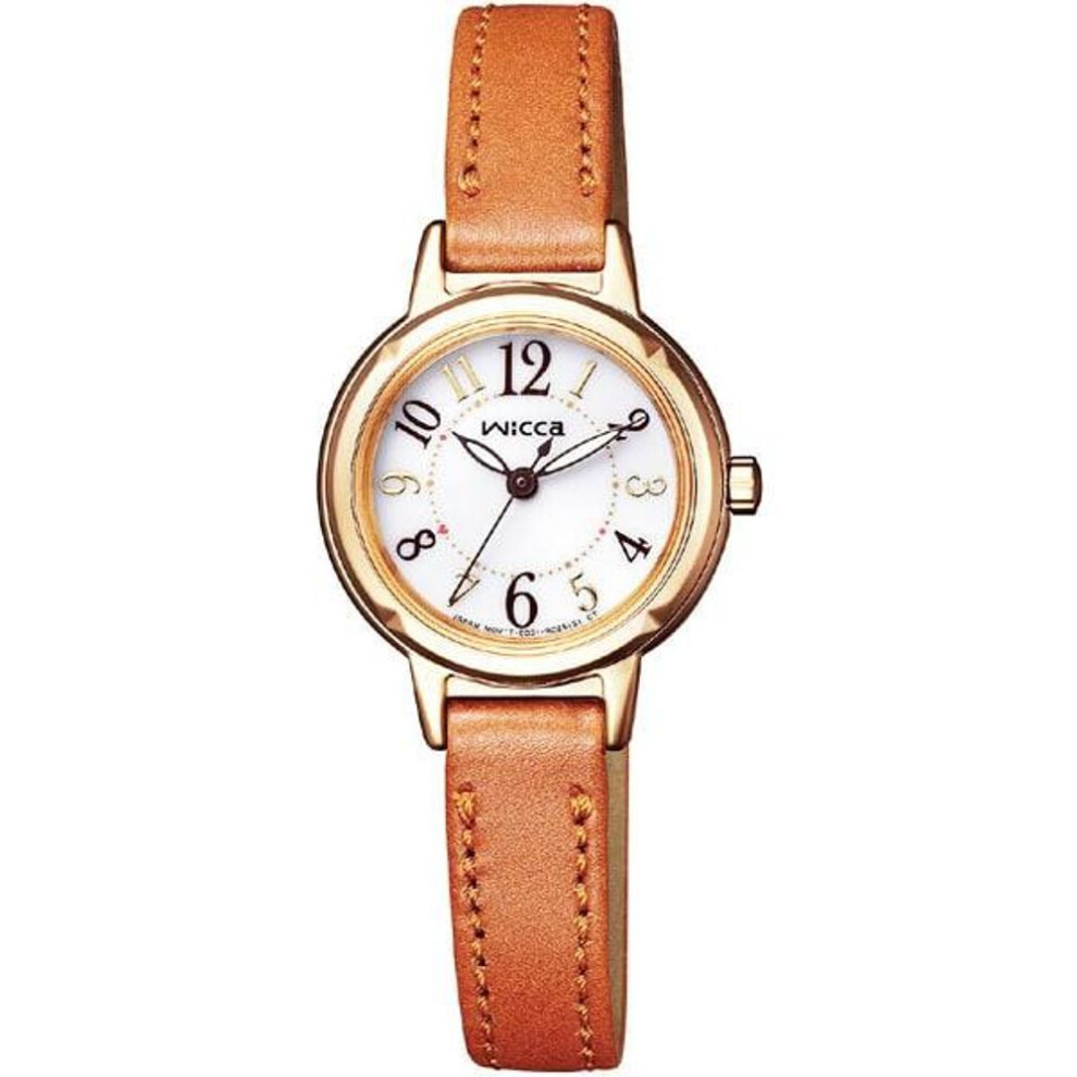 Citizen Women's KP3-627-10 ( Watch wicca Solar-Tech Model Women's) Round Watch Brown Stainless