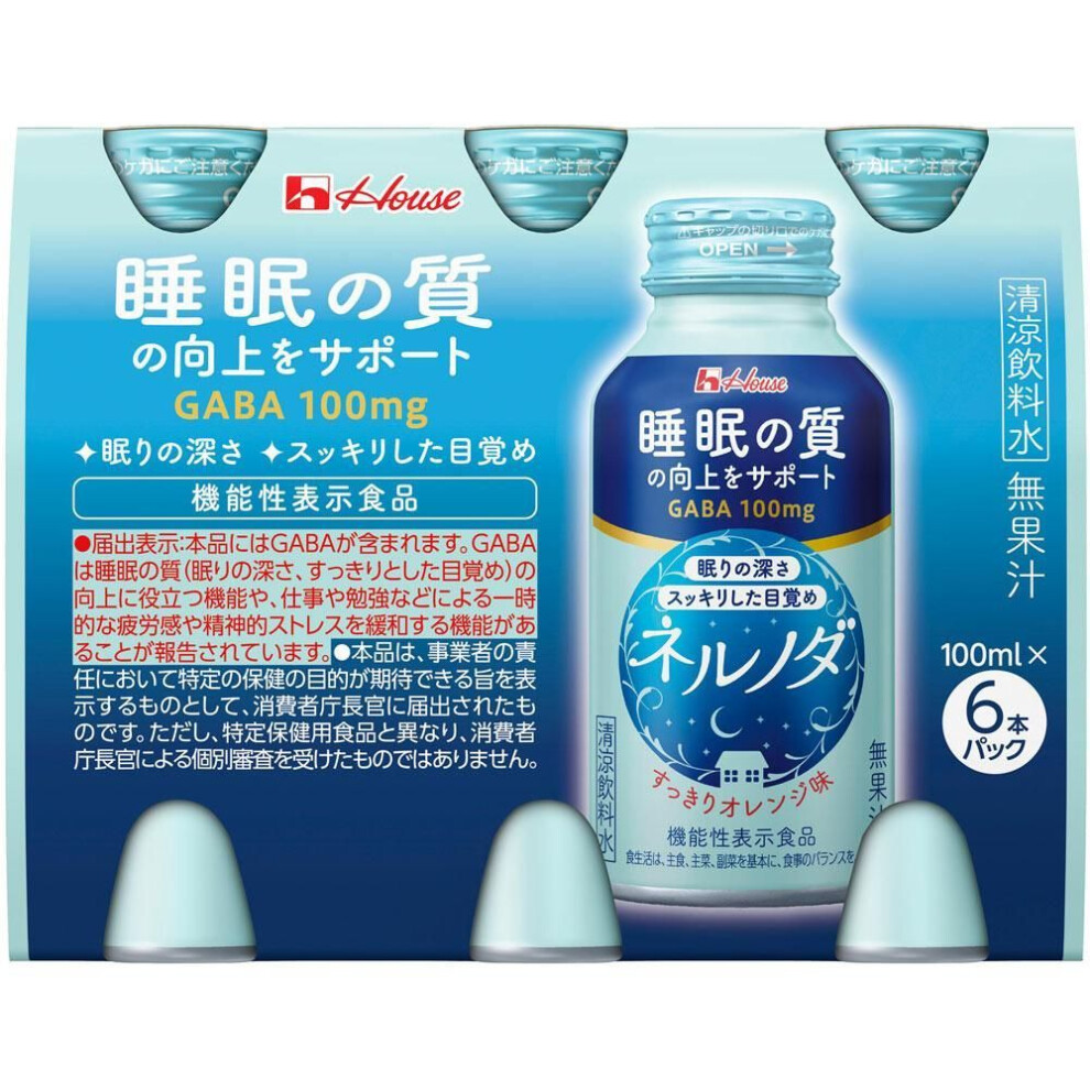 House Wellness Foods Nerunoda Drink 100ml x 6 Relaxation and Sleep Well Lifestyle Improvement Relaxation and Sleep Well