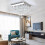 Living And Home (White Light) 40W LED Double-Layer Crystal Ceiling Light with Droplets 3