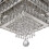 Living And Home (White Light) 40W LED Double-Layer Crystal Ceiling Light with Droplets 6