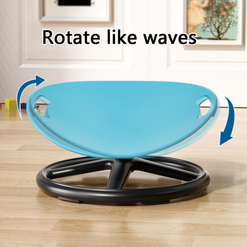Rotierender Sensorischer Stuhl - Ovales Eierschalendesign Mit Nicht Rutscher Metallbasis 1