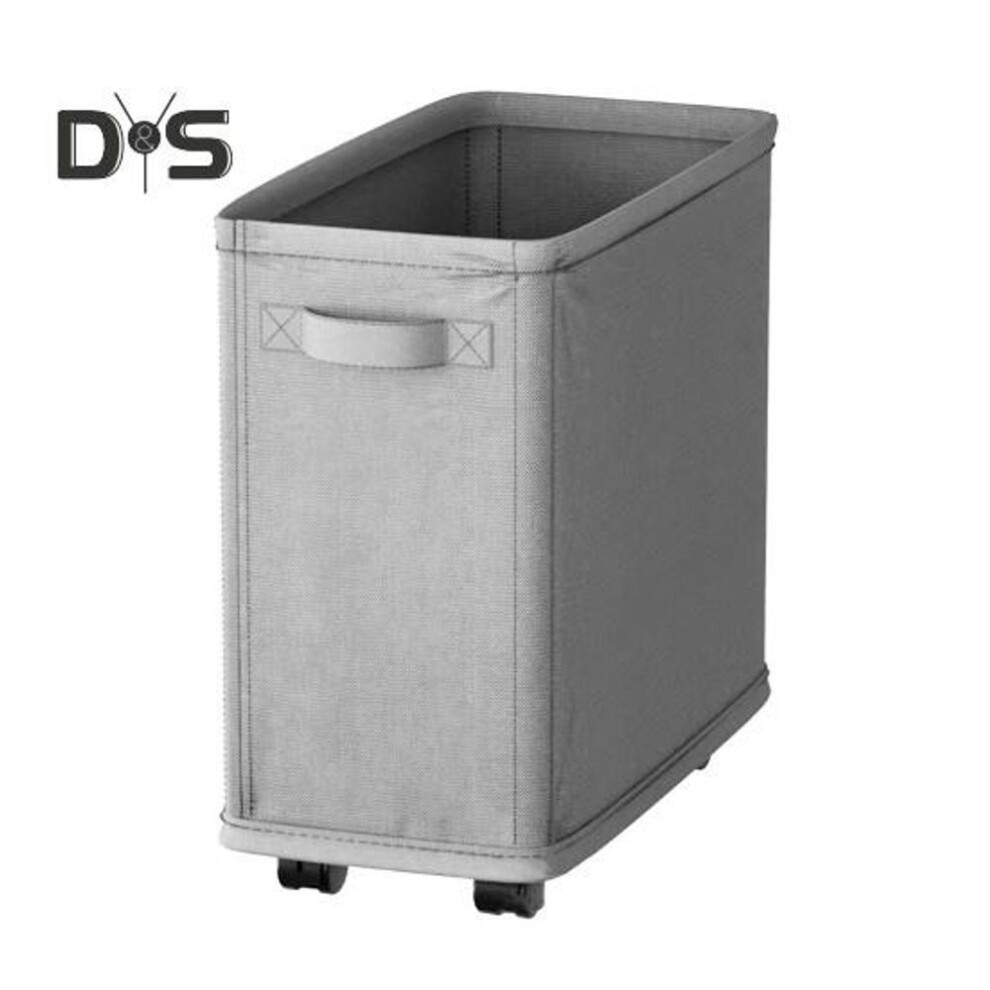 (light grey) Slim Laundry Basket With Wheels Large Capacity Strong Load-bearing Foldable Design Laundry Hamper Dirty Clothes Basket
