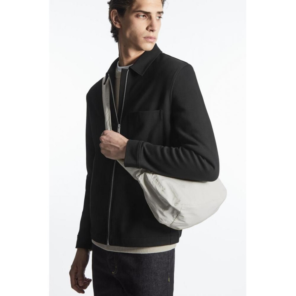Cos Japan Cross Body Saddle Bag   Nylon