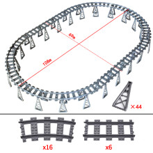 Treni urbani Ponte Scambio flessibile Binari ferroviari Rotaie Manuale Passaggio a livello Forcella Dritto Curvo
