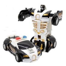 Transforming Robot One Key Transformation Auto Spielzeug Automatische Kunststoff Modell Auto Spaß Druckguss