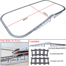 Stadtzüge Brücke Flexibler Schalter Eisenbahnschienen Schienen Manueller Bahnübergang Gabel Gerade Gebogen