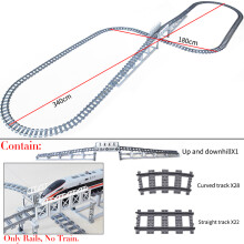 Treni urbani Ponte Scambio flessibile Binari ferroviari Rotaie Manuale Passaggio a livello Forcella Dritto Curvo