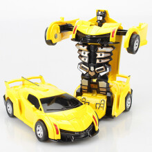 Mini 2 in 1 Auto Spielzeug Ein Schlüssel Deformation Auto Spielzeug Auto Transformation Roboter Modell
